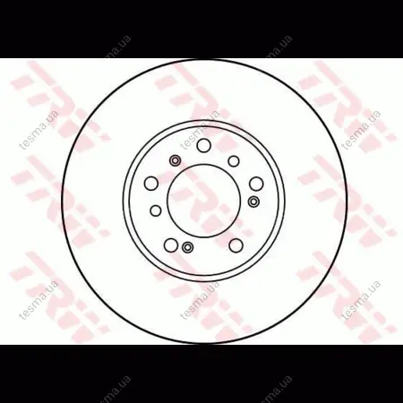 Диск тормозной TRW DF1119 (фото 1)