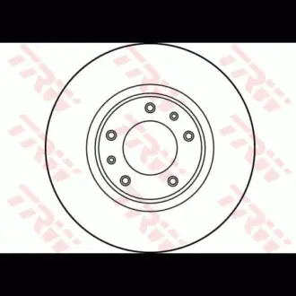 Диск гальмівний TRW DF1225