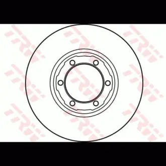 Диск гальмівний TRW DF1416
