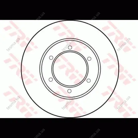 Диск тормозной TRW DF1418 (фото 1)