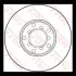 Диск тормозной TRW DF1572 (фото 1)