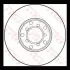 Диск тормозной TRW DF1572 (фото 2)