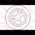 Диск тормозной TRW DF1805 (фото 1)