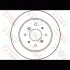 Диск тормозной TRW DF1815 (фото 1)
