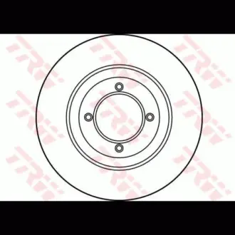 Диск гальмівний TRW DF1908