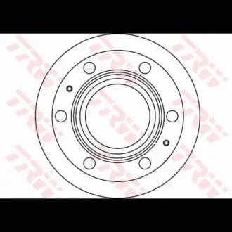 Диск гальмівний TRW DF2648S