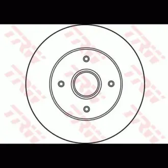 Диск гальмівний TRW DF2706