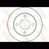 Диск тормозной TRW DF2725 (фото 1)
