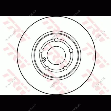 Диск тормозной TRW DF2766 (фото 1)