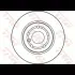 Диск тормозной TRW DF2766 (фото 1)