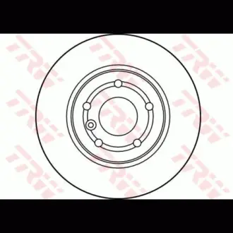 Диск тормозной TRW DF2766
