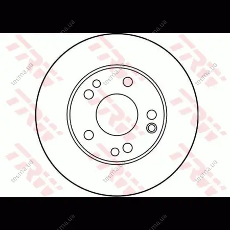 Диск тормозной TRW DF2814 (фото 1)