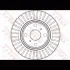 Диск тормозной TRW DF4058 (фото 1)