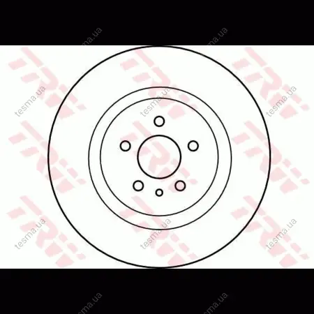 Диск тормозной TRW DF4060 (фото 1)