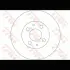 Диск тормозной TRW DF4107 (фото 1)