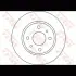 Диск тормозной TRW DF4108 (фото 1)
