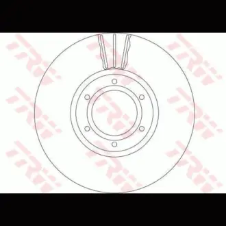 Диск гальмівний TRW DF4111