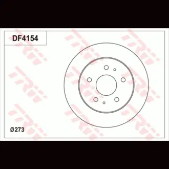 Диск гальмівний TRW DF4154