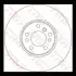 Диск тормозной TRW DF4187 (фото 2)