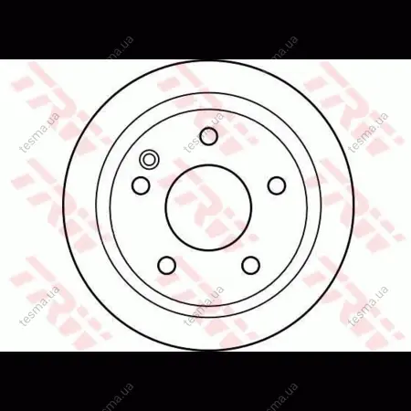 Диск тормозной TRW DF4224 (фото 1)