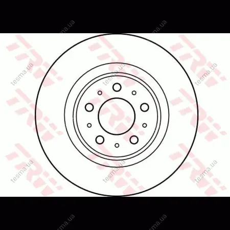 Диск тормозной TRW DF4233 (фото 1)
