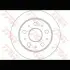 Диск тормозной TRW DF4245 (фото 1)