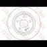 Диск тормозной TRW DF4383 (фото 1)