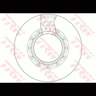 Диск гальмівний TRW DF5026S