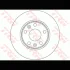 диск тормозной TRW DF6199 - фото 2