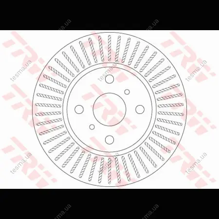 Диск тормозной TRW DF6225 (фото 1)