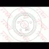 Диск тормозной TRW DF6277 (фото 2)
