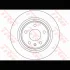 диск тормозной TRW DF6370 - фото 2