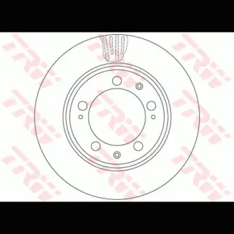 Диск гальмівний TRW DF6484S