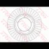 диск тормозной TRW DF6486 - фото 2