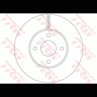 Диск гальмівний TRW DF6520
