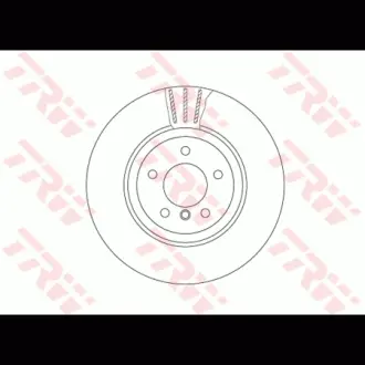 Диск гальмівний TRW DF6624S