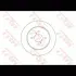Диск тормозной TRW DF6686 (фото 1)