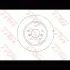 Диск тормозной TRW DF6787 (фото 1)