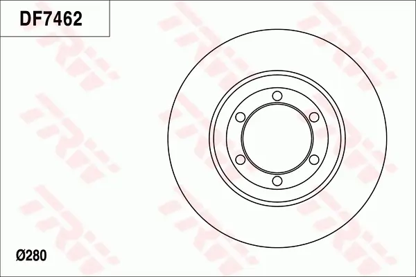 Диск тормозной TRW DF7462 (фото 1)