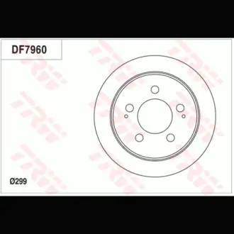 Диск гальмівний TRW DF7960