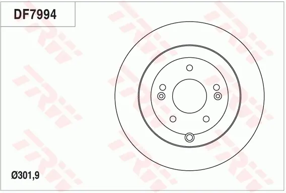 Диск тормозной TRW DF7994 (фото 1)