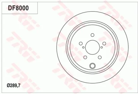 Диск гальмівний TRW DF8000