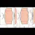 Колодки тормозные, комплект TRW GDB1759 (фото 1)