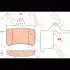 Колодки тормозные, комплект TRW GDB2030 (фото 1)