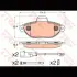 Колодки тормозные, комплект TRW GDB2041 (фото 2)