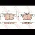 Колодки тормозные, комплект TRW GDB2071 (фото 2)