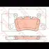 Колодки тормозные, комплект TRW GDB2104 (фото 1)