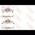 Колодки тормозные, комплект TRW GDB2126 (фото 1)