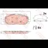 Колодки тормозные, комплект TRW GDB2190 (фото 1)
