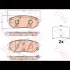 Колодки тормозные, комплект TRW GDB2195 (фото 1)